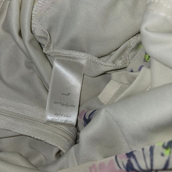 Altar'd State Ivory Floral Long Sleeve V Neck Ruffle Romper - Picture 11 of 12